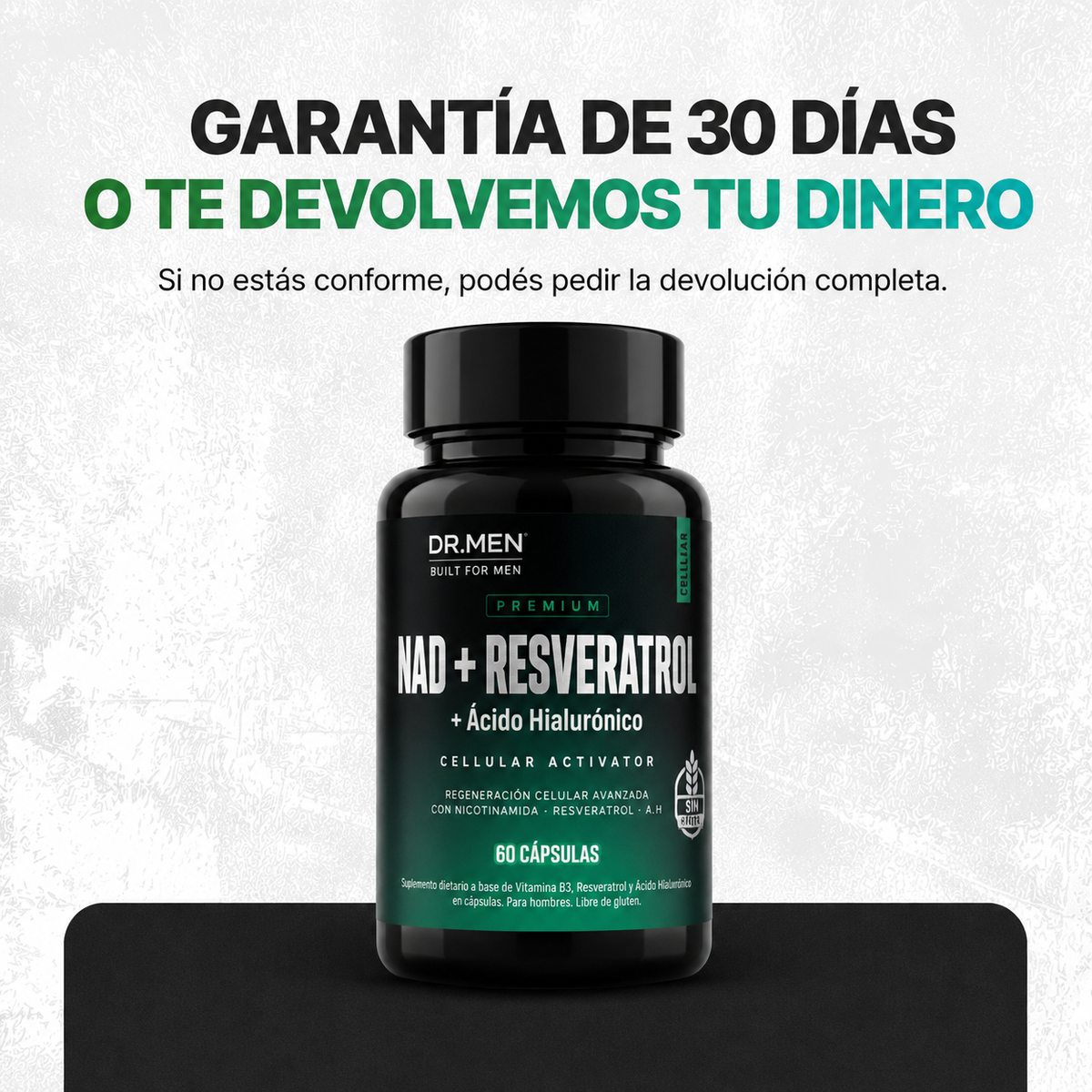 NAD+ + Resveratrol | Energía y regeneración celular