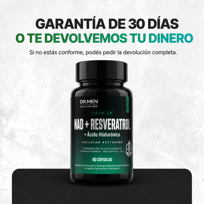 NAD+ + Resveratrol | Energía y regeneración celular