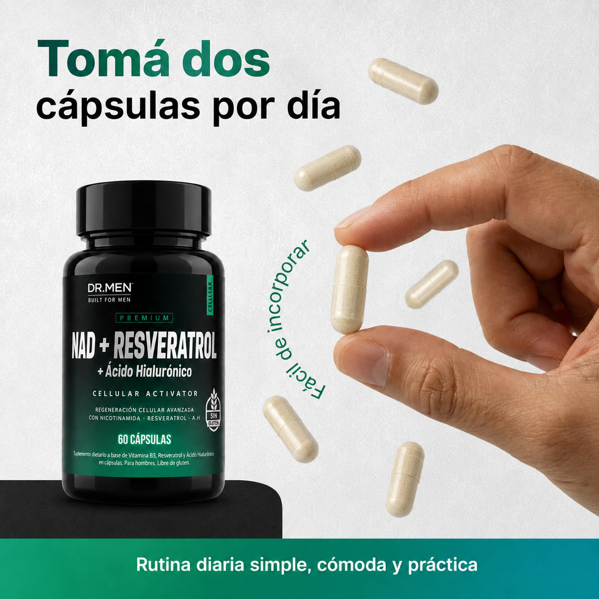 NAD+ + Resveratrol | Energía y regeneración celular
